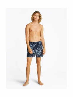 Uimahousut<Tommy Hilfiger Medium Drawstring Print -uimashortsit 0G0 FLORAL TROPIC AOP DESERT SKY