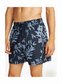 Uimahousut<Tommy Hilfiger Medium Drawstring Print -uimashortsit 0G0 FLORAL TROPIC AOP DESERT SKY