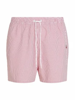 Uimahousut<Tommy Hilfiger Medium Drawstring Stripe -uimashortsit 0K9 ITHACA WHITE MEDIUM RED