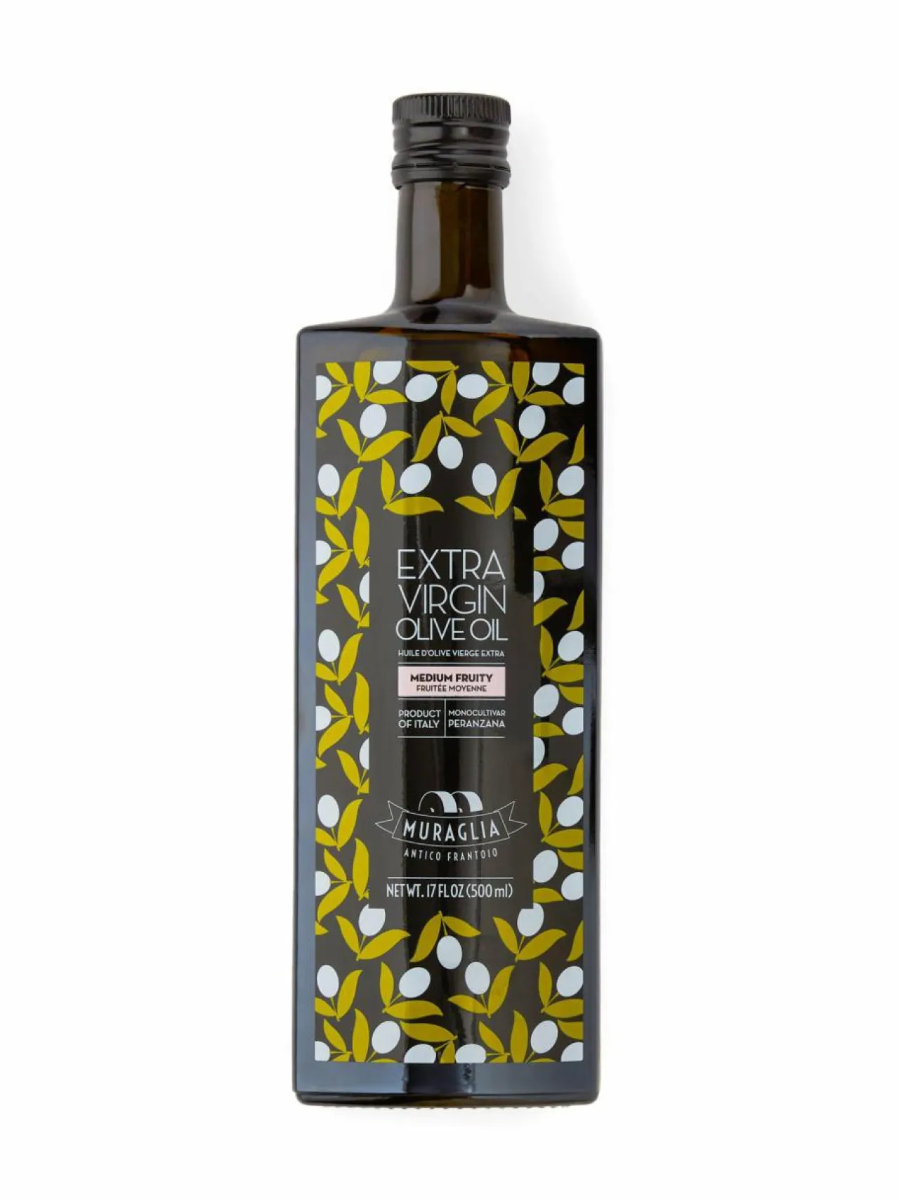 Frantoio Muraglia Medium Fruity extra-neitsytoliiviöljy, 500 ml^ Öljyt & Mausteet