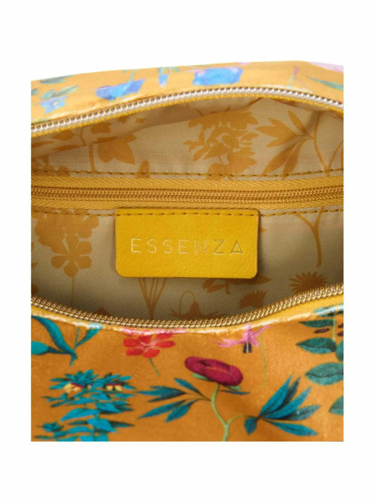 Kylpyhuonetarvikkeet<Essenza Megan Marigold -kosmetiikkalaukku, 20 x 8 x 11 cm 665 FLOWER OCHRE