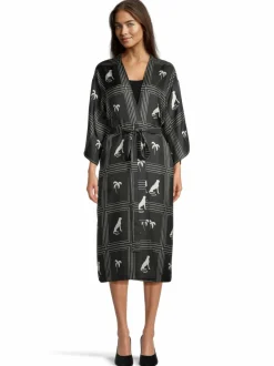 Bleiserit & Jakut<Uhana Memories Robe -kimono RIVIERA