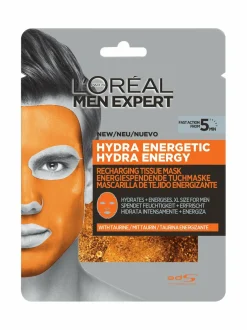 L'ORÉAL MEN EXPERT Men Expert Recharging Tissue Mask -kangasnaamio 30 g^ Kasvojenhoito
