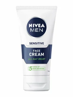Kasvojenhoito<NIVEA MEN Men Face Cream Sensitive -kasvovoide 75 ml
