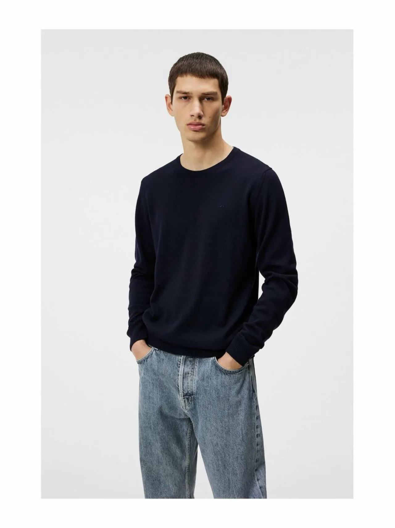 Neuleet<J.Lindeberg Merinoneule 6693 NAVY