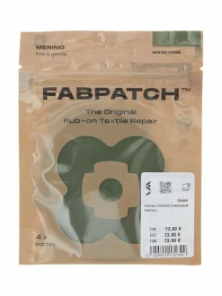 Muut Asusteet<Vaatelaastari FabPatch Merino-tekstiilin korjauslaastari GREEN