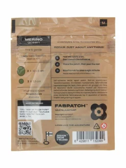 Muut Asusteet<Vaatelaastari FabPatch Merino-tekstiilin korjauslaastari GREEN