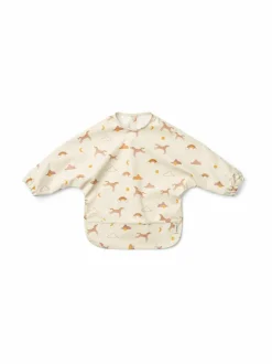 Lasten Ruokailu<Liewood Merle Printed Cape Bib -ruokailupaita 2336 DREAM / ECRU