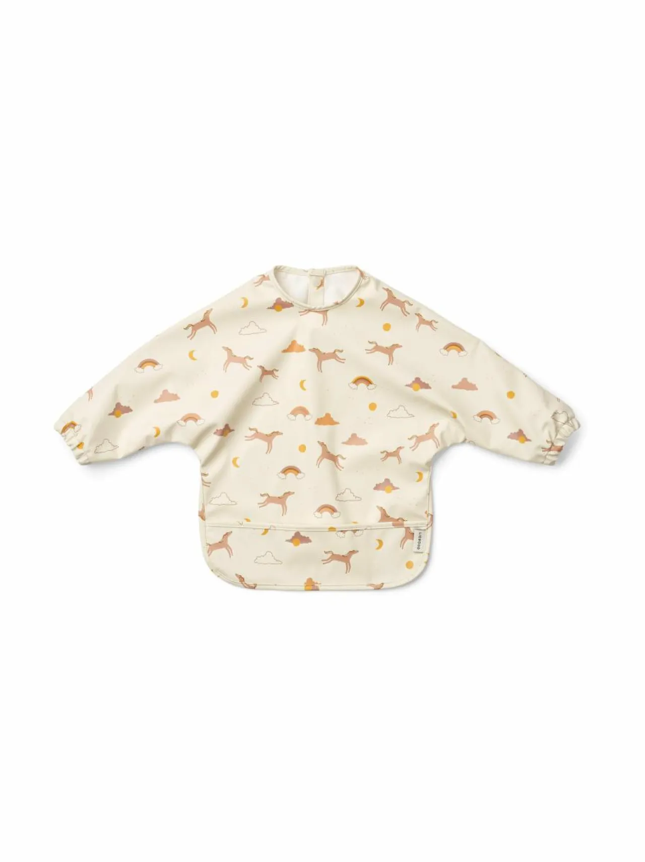 Lasten Ruokailu<Liewood Merle Printed Cape Bib -ruokailupaita 2336 DREAM / ECRU