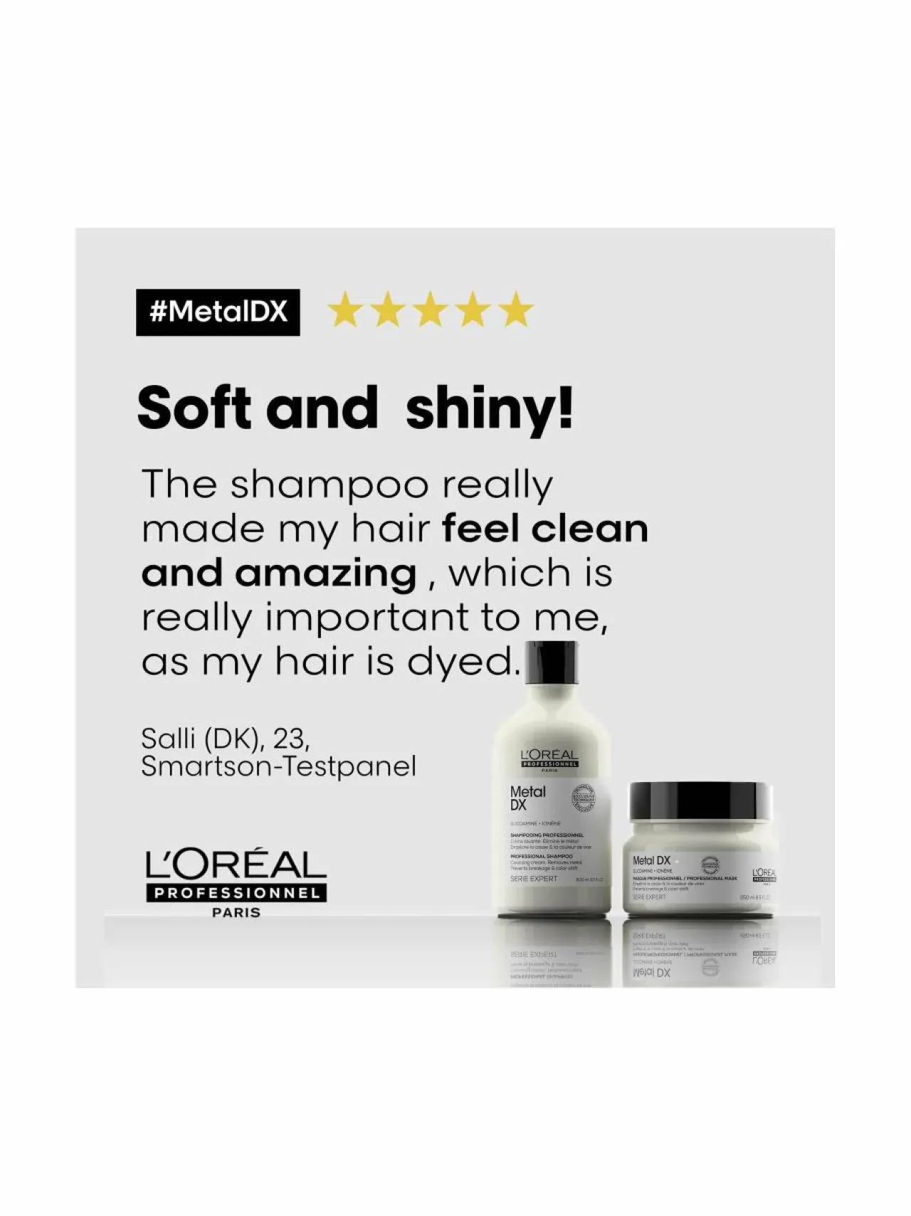 Hiustenhoitotuotteet<L'Oréal Professionnel Metal DX -shampoo 300 ml