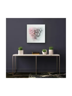 Annika Salmi Art Metallic heart 60x60 akustiikkateos^ Taulut & Julisteet