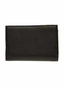 Lompakot & Kotelot<Coccinelle Metallic Soft Flap -nahkalompakko 001 NOIR