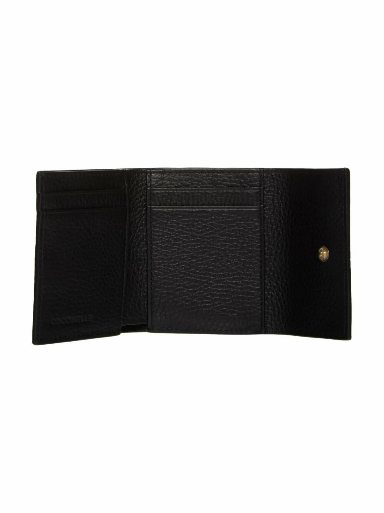Lompakot & Kotelot<Coccinelle Metallic Soft S -nahkalompakko 001 NOIR