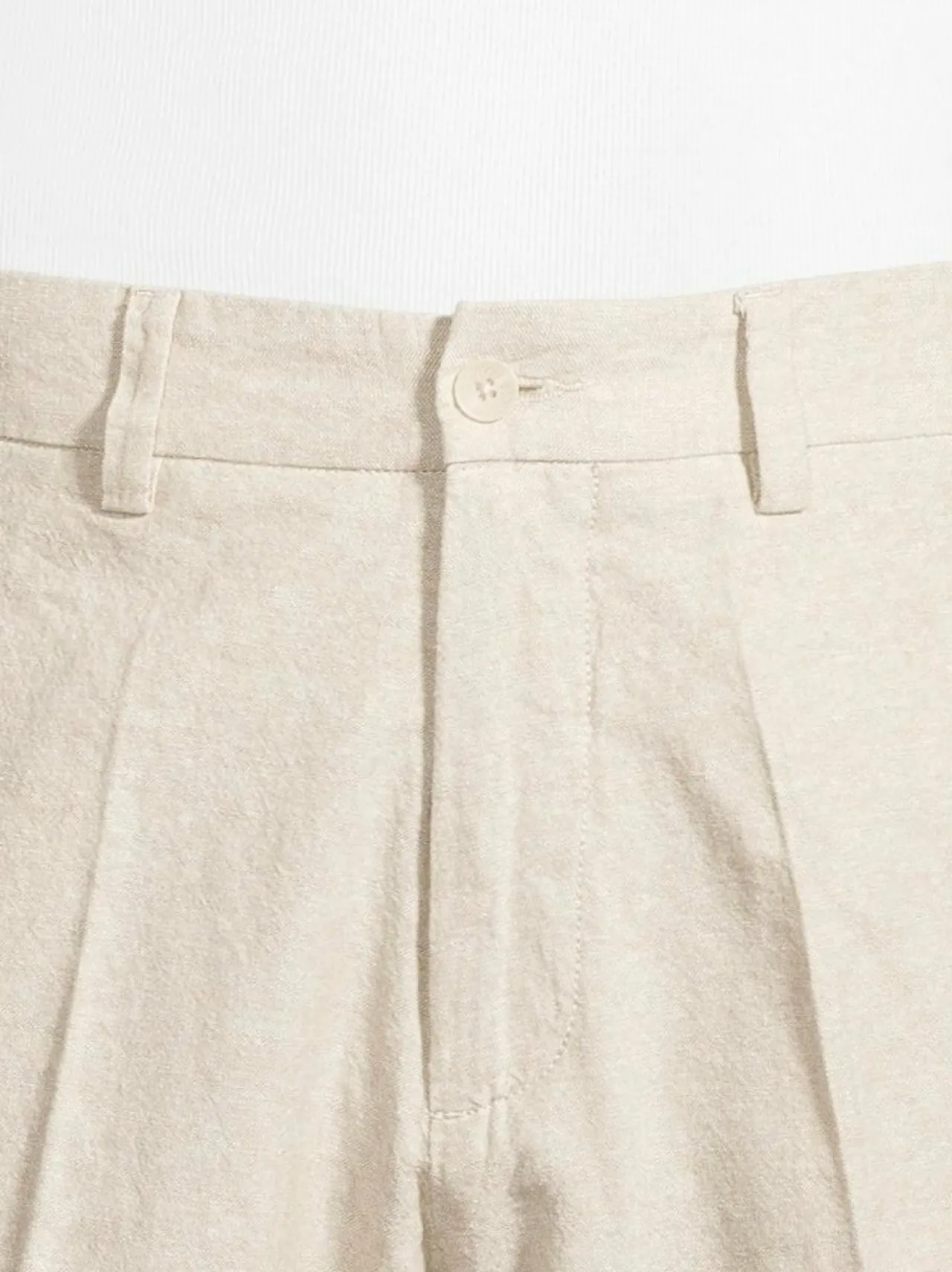Housut<CONSTRUE Mexico-pellavasekoitteiset chinoshortsit LINEN TWO TONE