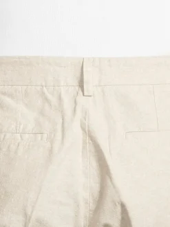 Housut<CONSTRUE Mexico-pellavasekoitteiset chinoshortsit LINEN TWO TONE