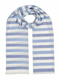 Huivit & Kaulaliinat<A+more Miami-huivi 70 x 180 cm BLUE/WHITE