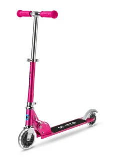 Ulkolelut<MICRO Potkulauta Light LED-valoilla, pinkki