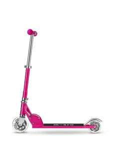 Ulkolelut<MICRO Potkulauta Light LED-valoilla, pinkki