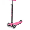 MICRO Potkulauta Maxi Plus LED-valoilla, pinkki^ Ulkolelut