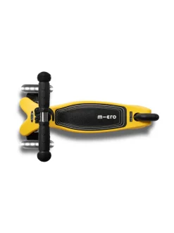 Ulkolelut<MICRO Potkulauta Mini Deluxe Lite LED-valoilla, keltainen