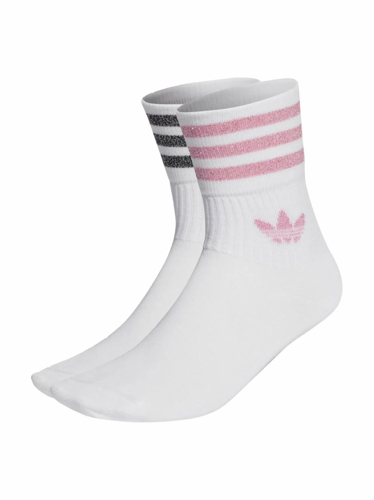 adidas Originals Mid-Cut Glitter Crew -sukat 2-pack^ Urheiluasusteet