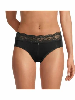 Alusvaatteet & -Asut<Sylvia Speidel Midi-brief -alushousut pitsillä 990 BLACK
