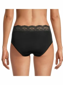 Alusvaatteet & -Asut<Sylvia Speidel Midi-brief -alushousut pitsillä 990 BLACK