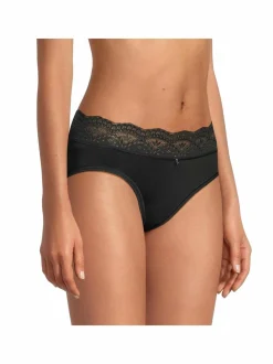 Alusvaatteet & -Asut<Sylvia Speidel Midi-brief -alushousut pitsillä 990 BLACK