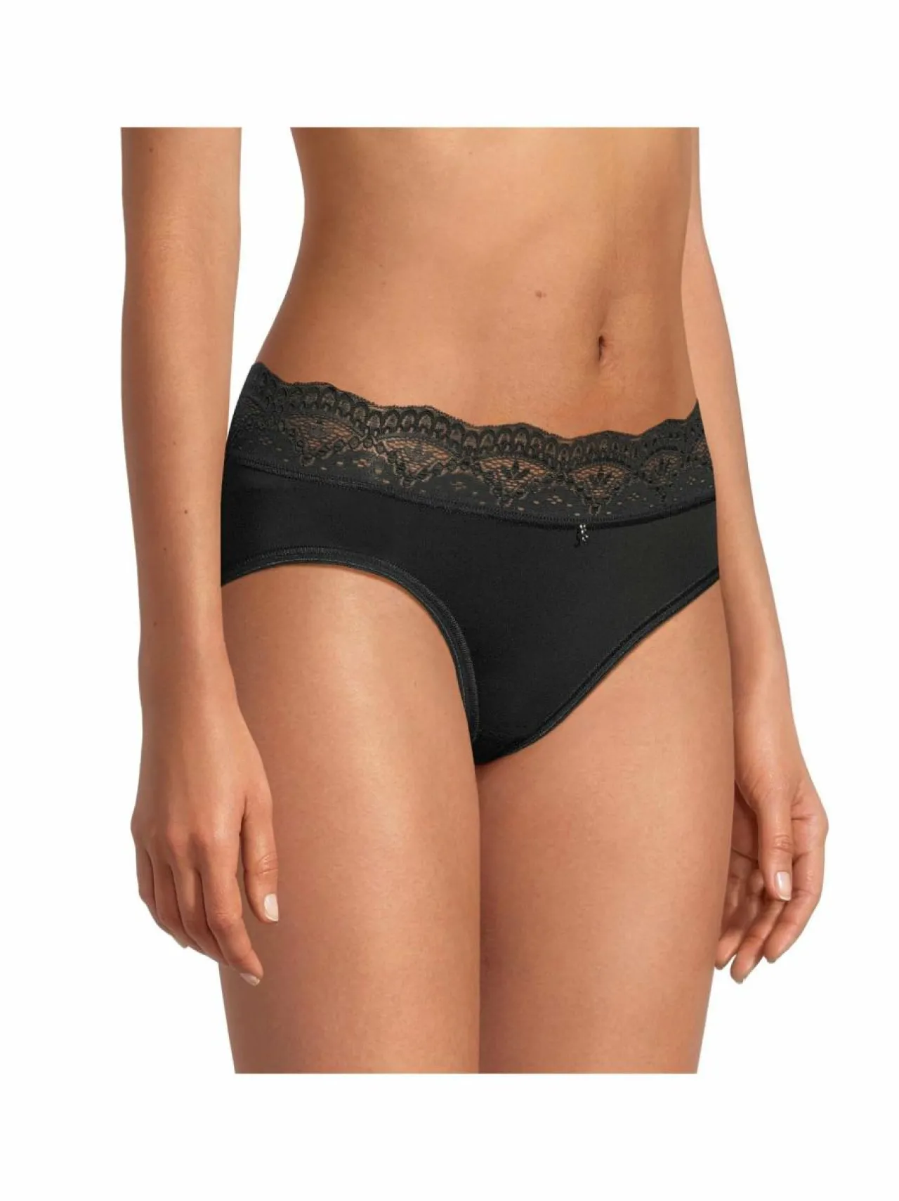 Alusvaatteet & -Asut<Sylvia Speidel Midi-brief -alushousut pitsillä 990 BLACK