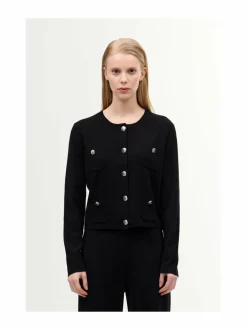 Neuleet<BMuir Milano-neuletakki 990 BLACK