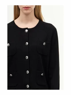 Neuleet<BMuir Milano-neuletakki 990 BLACK