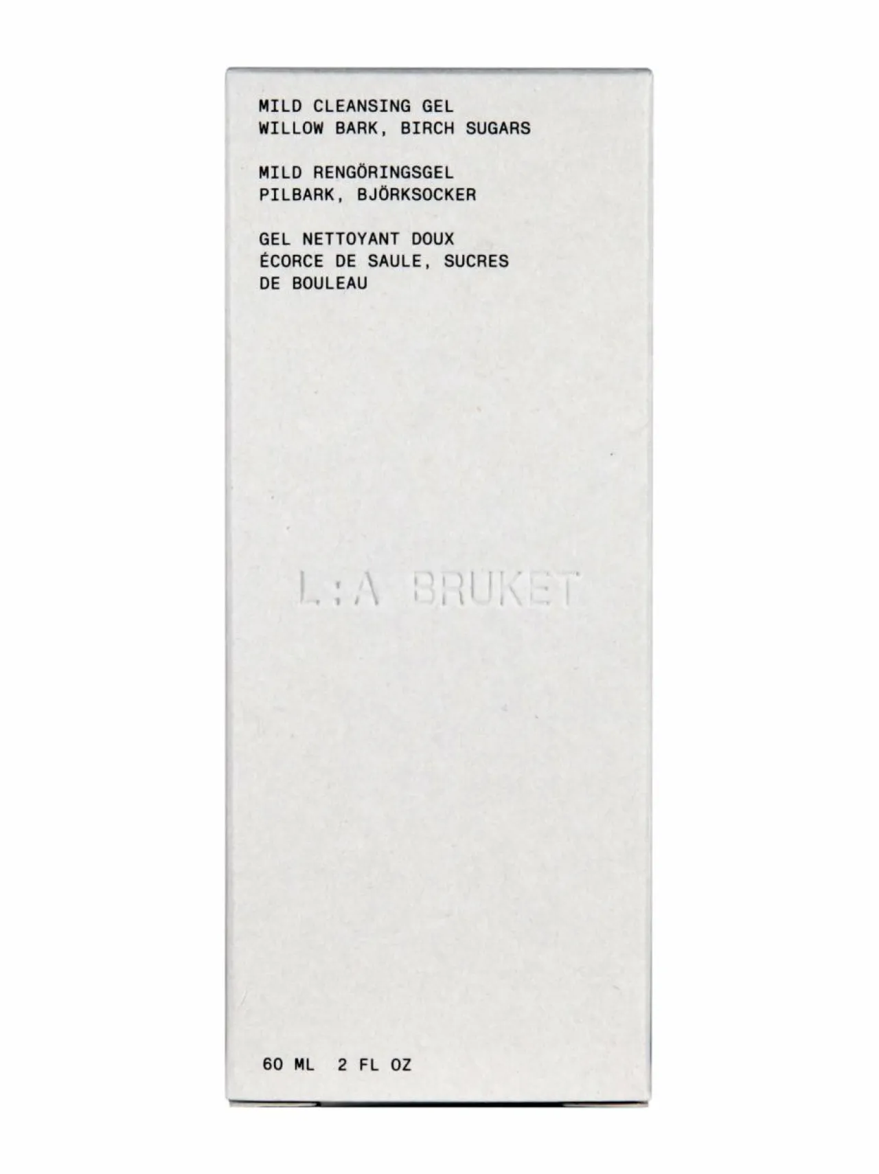L:A Bruket Mild Cleansing Gel -puhdistusgeeli 60 ml^ Kasvojenhoito