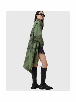 Takit<All Saints Milla Bird -parkatakki KHAKI GREEN