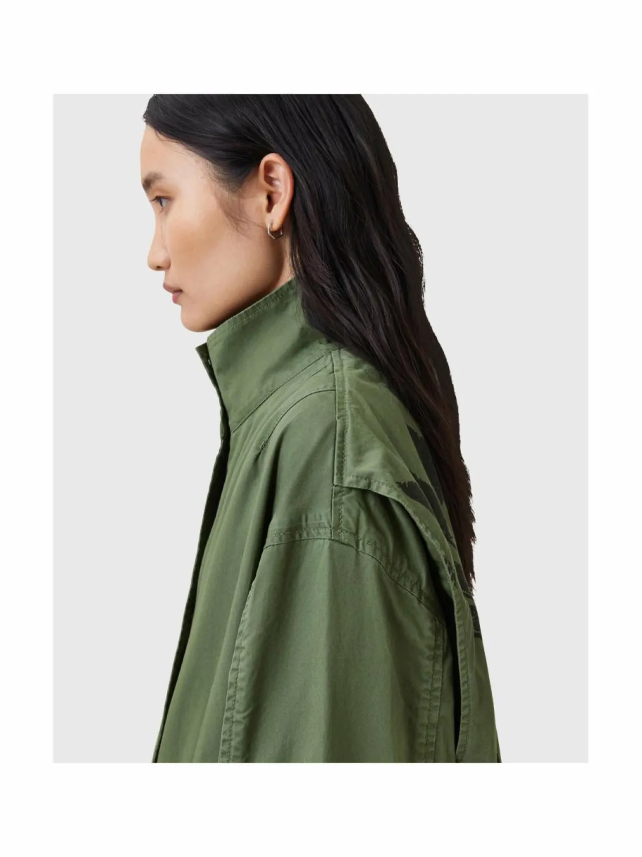 Takit<All Saints Milla Bird -parkatakki KHAKI GREEN