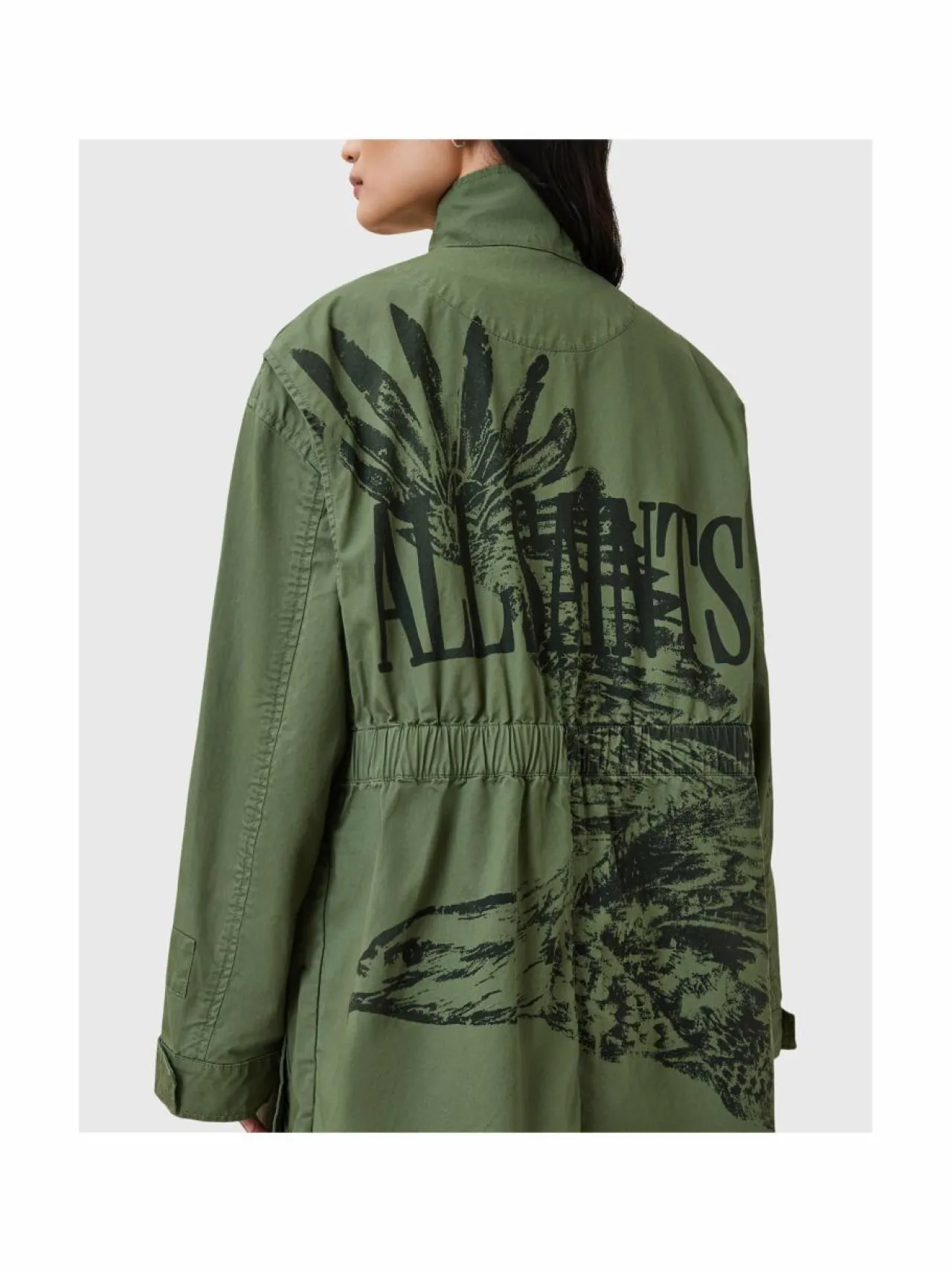 Takit<All Saints Milla Bird -parkatakki KHAKI GREEN
