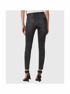 Farkut<All Saints Miller Pushup -farkut WASHED BLACK