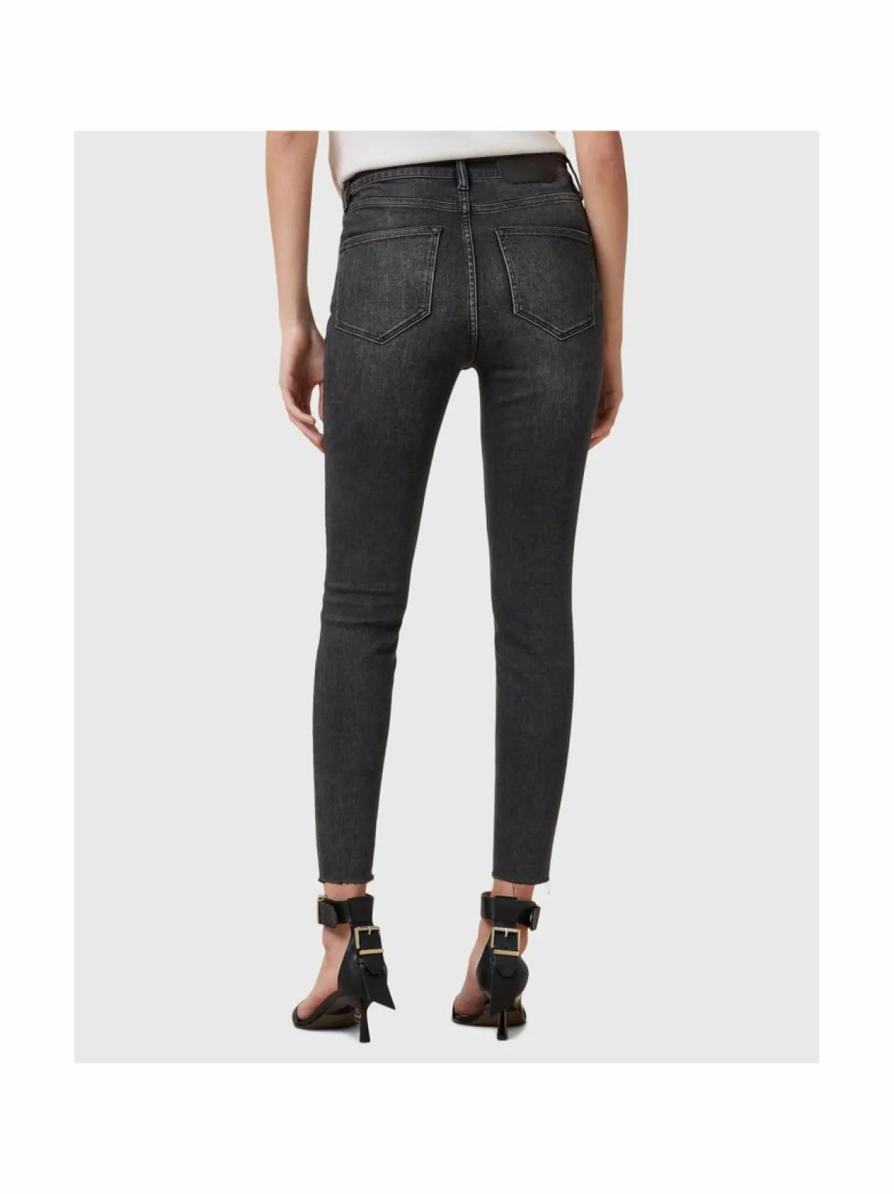 Farkut<All Saints Miller Pushup -farkut WASHED BLACK