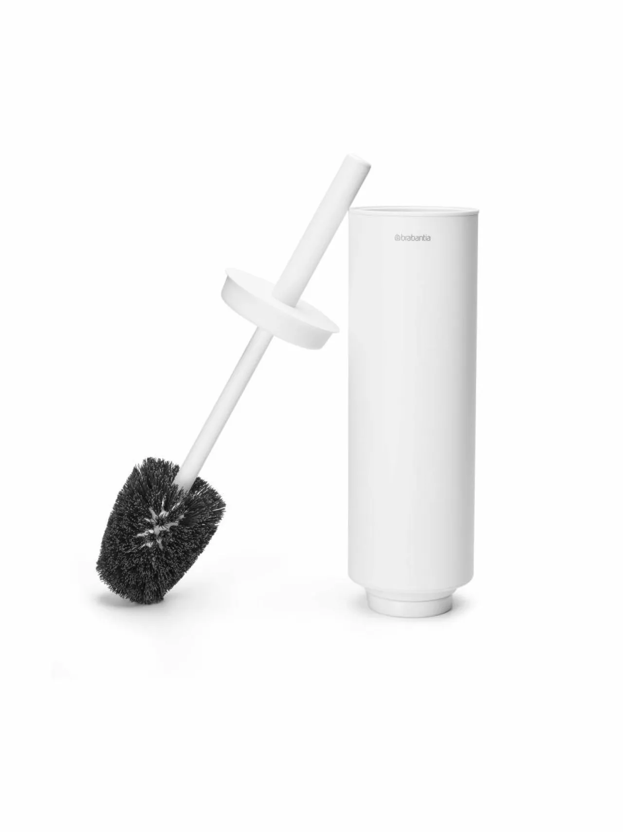 Säilytys<Brabantia MindSet Toilet -harja ja teline MINERAL FRESH WHITE
