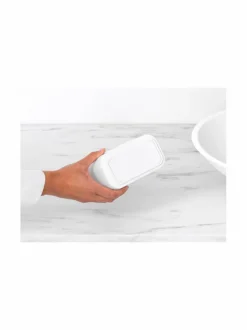 Kylpyhuonetarvikkeet<Brabantia MindSet-roska-astia WHITE