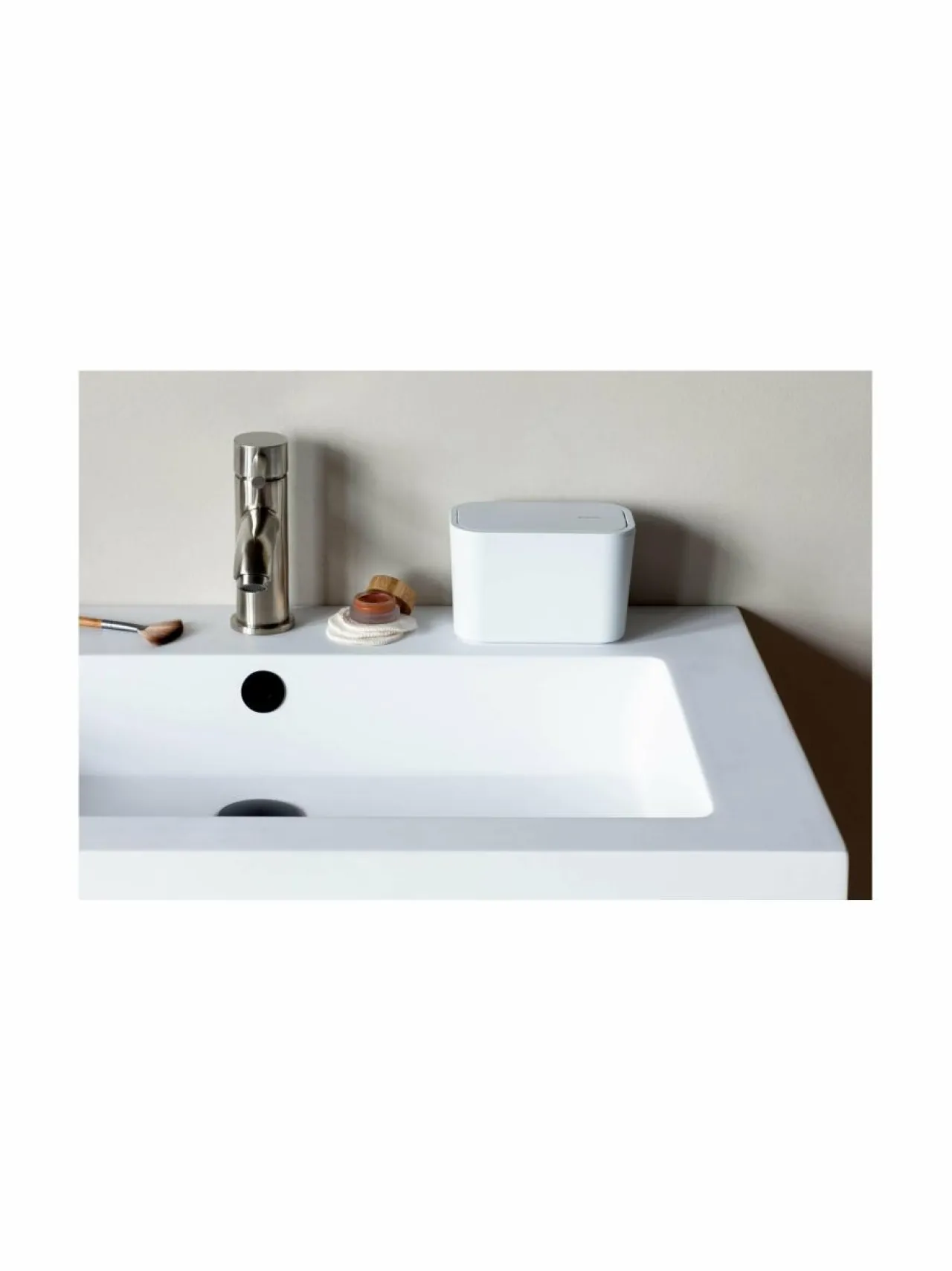 Kylpyhuonetarvikkeet<Brabantia MindSet-roska-astia WHITE