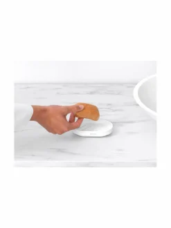 Kylpyhuonetarvikkeet<Brabantia MindSet-saippuaalusta MINERAL FRESH WHITE