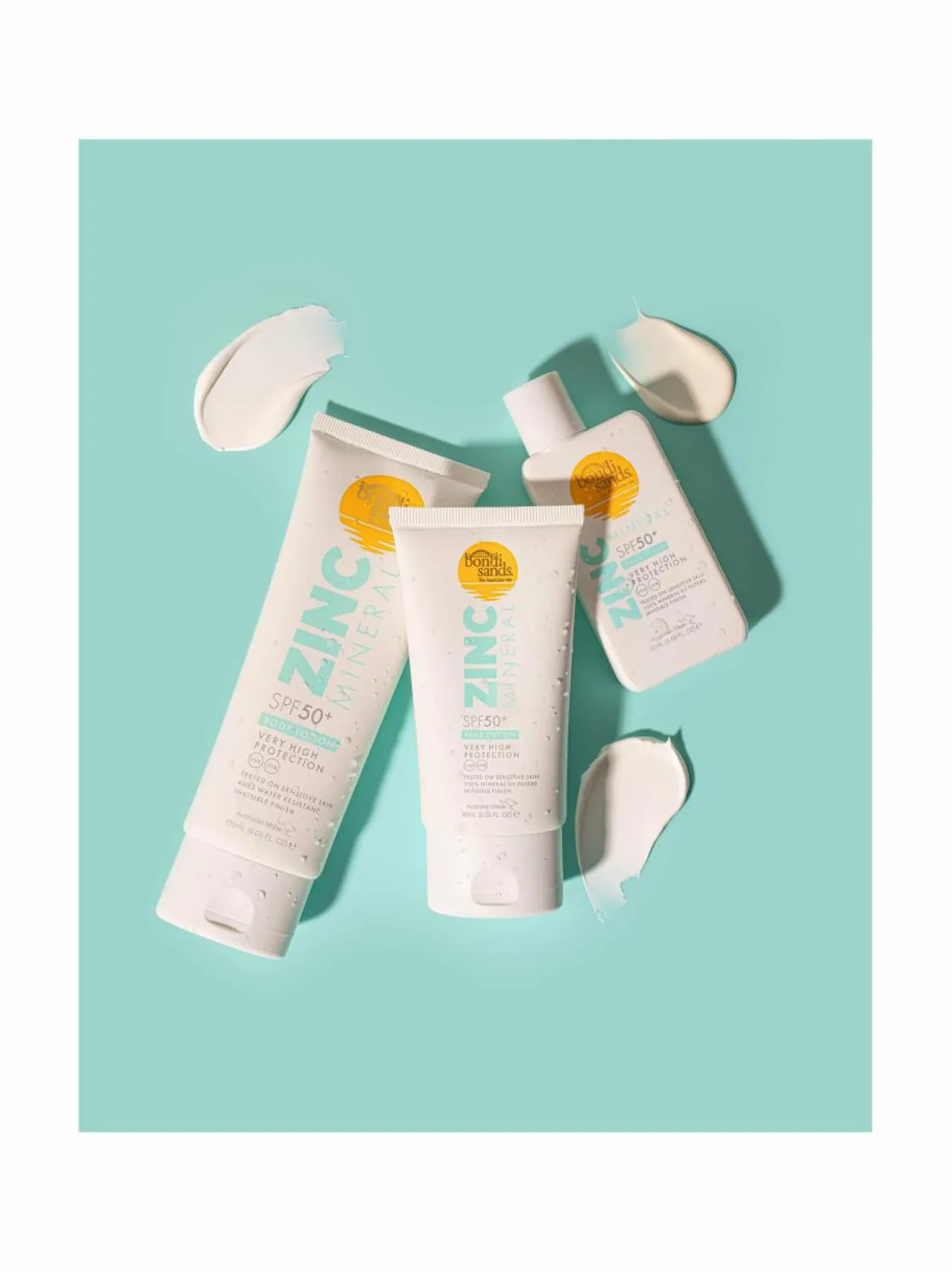 Aurinkotuotteet<Bondi Sands Mineral Body Lotion SPF50+ -aurinkovoide vartalolle