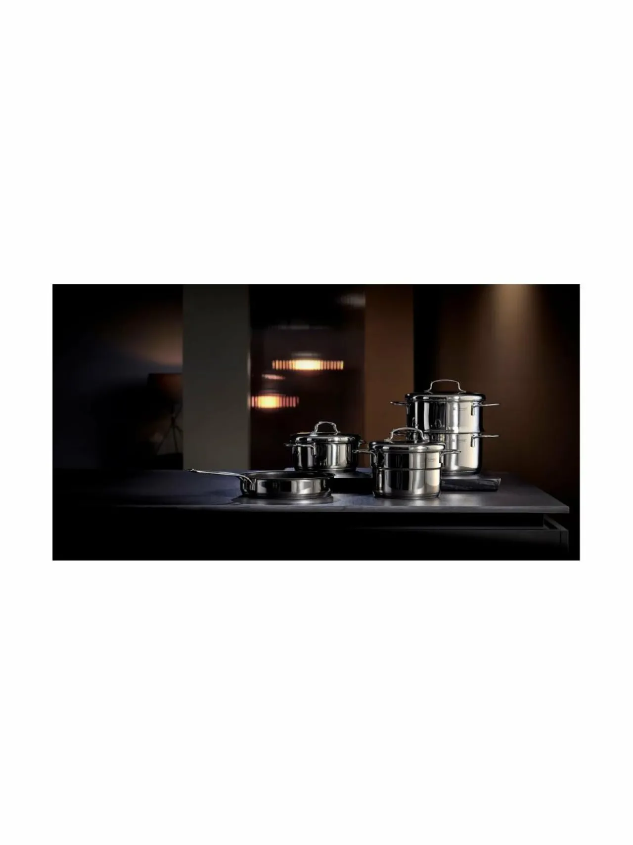 Keitto- & Paistoastiat<WMF Mini -kattila kannella, 1,5L SILVER