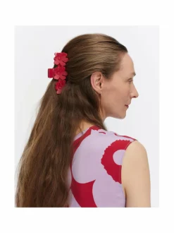 Korut<Marimekko Mini Unikko -hiusklipsi 030 RED