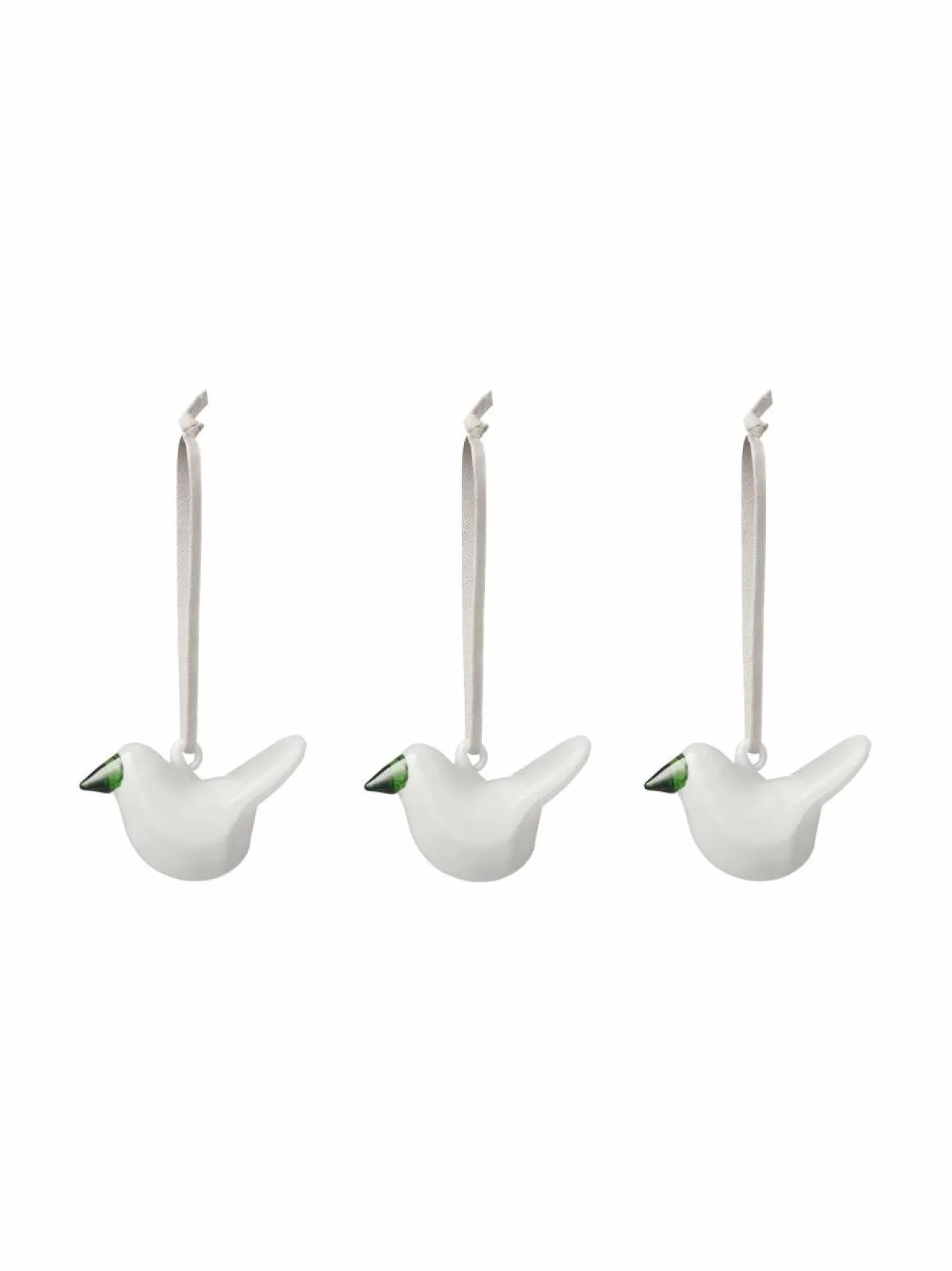 Koriste-Esineet<Iittala Minilasilinnut 3 kpl WHITE