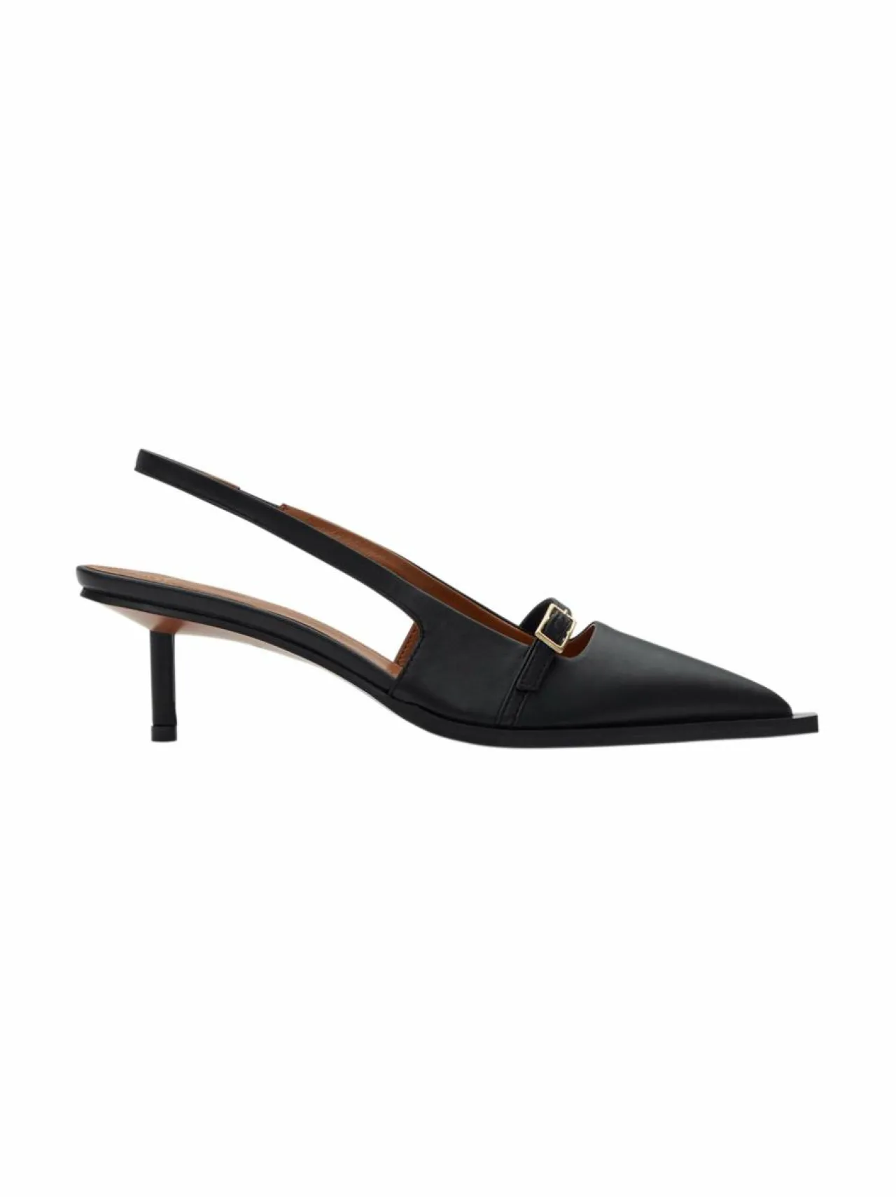 Avokkaat & Korkokengät<ATP ATELIER Mira Slingback -nahkakengät 900 BLACK
