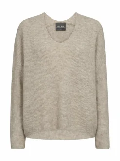 Neuleet<MOS MOSH MMThora-villasekoiteneule 174 FEATHER GRAY
