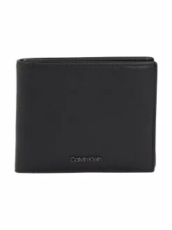 Lompakot & Kotelot<Calvin Klein Bags & Accessories Modern Bus Bifold -nahkalompakko BEH CK BLACK PEBBLE