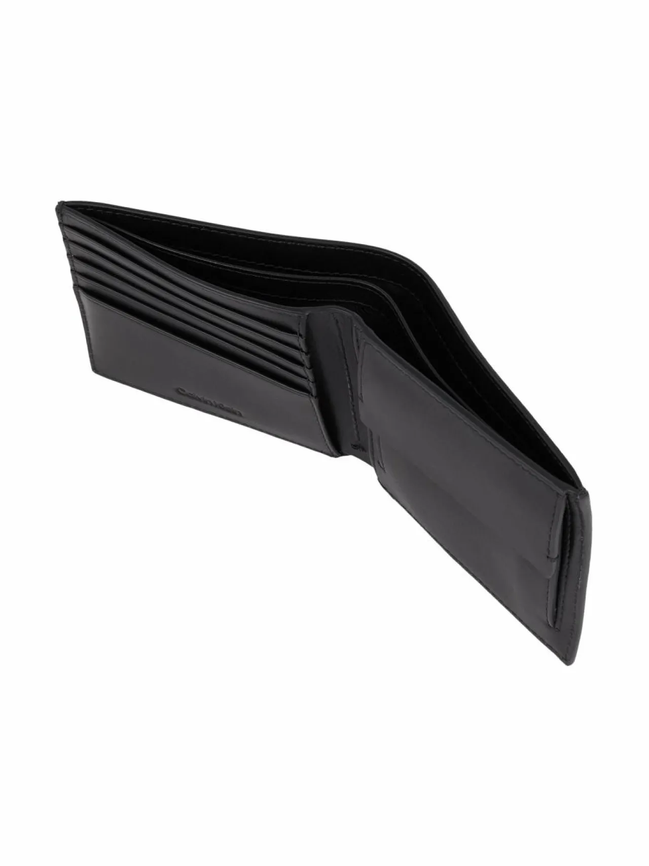 Lompakot & Kotelot<Calvin Klein Bags & Accessories Modern Bus Bifold -nahkalompakko BEH CK BLACK PEBBLE