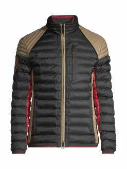 Takit<Wellensteyn Mol Racing -kevyttoppatakki BLACK/DARKSAND/DARKRED